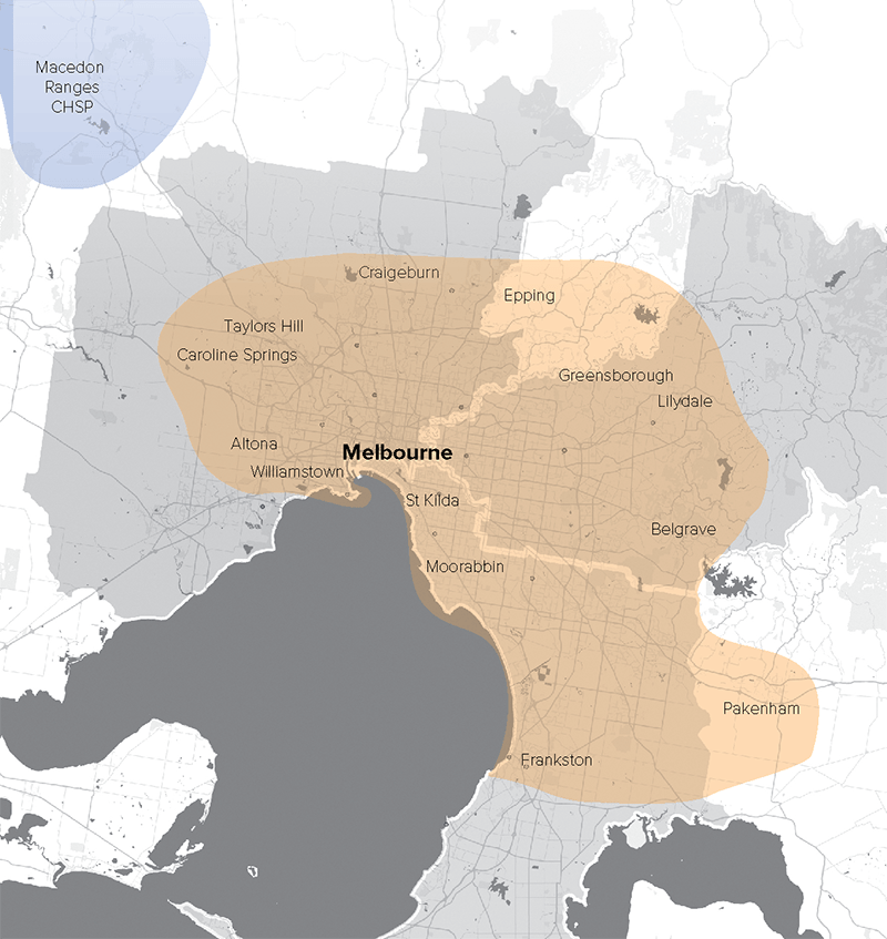 Map of services
