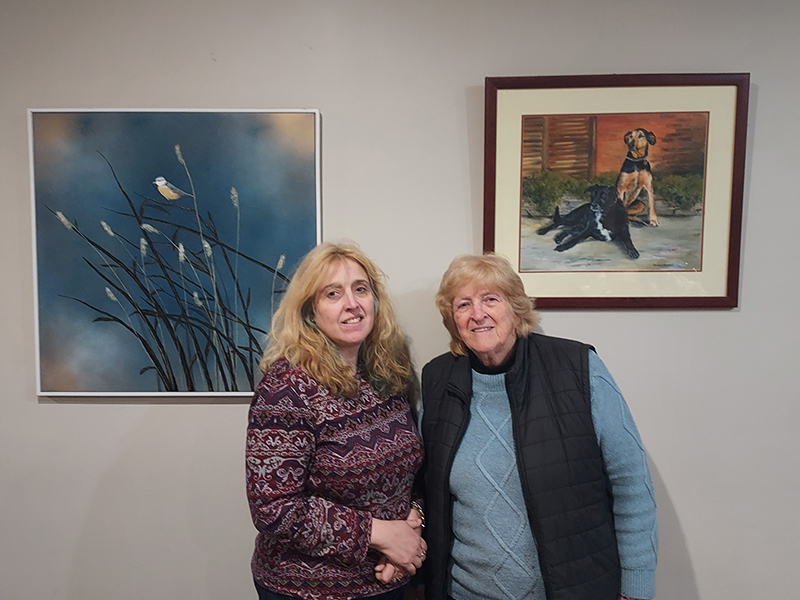 Mother and daughter artistic duo